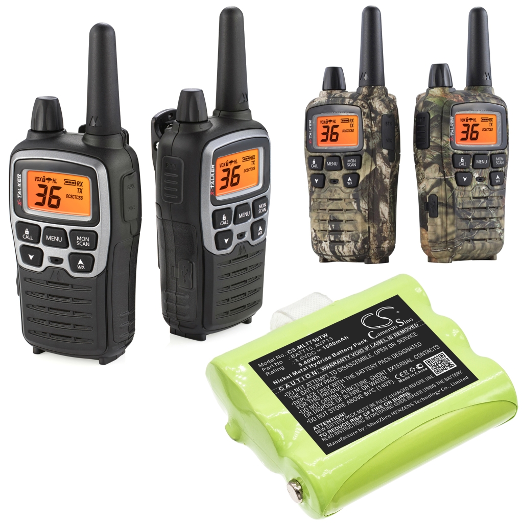 Baterie radio bidirecțional Midland CS-MLT750TW