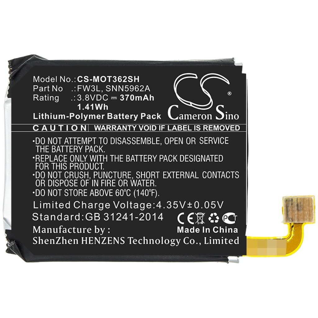 Înlocuire compatibilă pentru bateria Motorola FW3L,SNN5962A