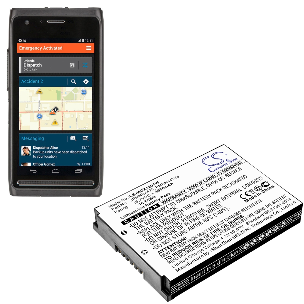 Înlocuire compatibilă pentru bateria Motorola PA33GAB013A,PMNN4475,PMNN4475B