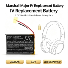 Înlocuire compatibilă pentru bateria Marshall VDL603040
