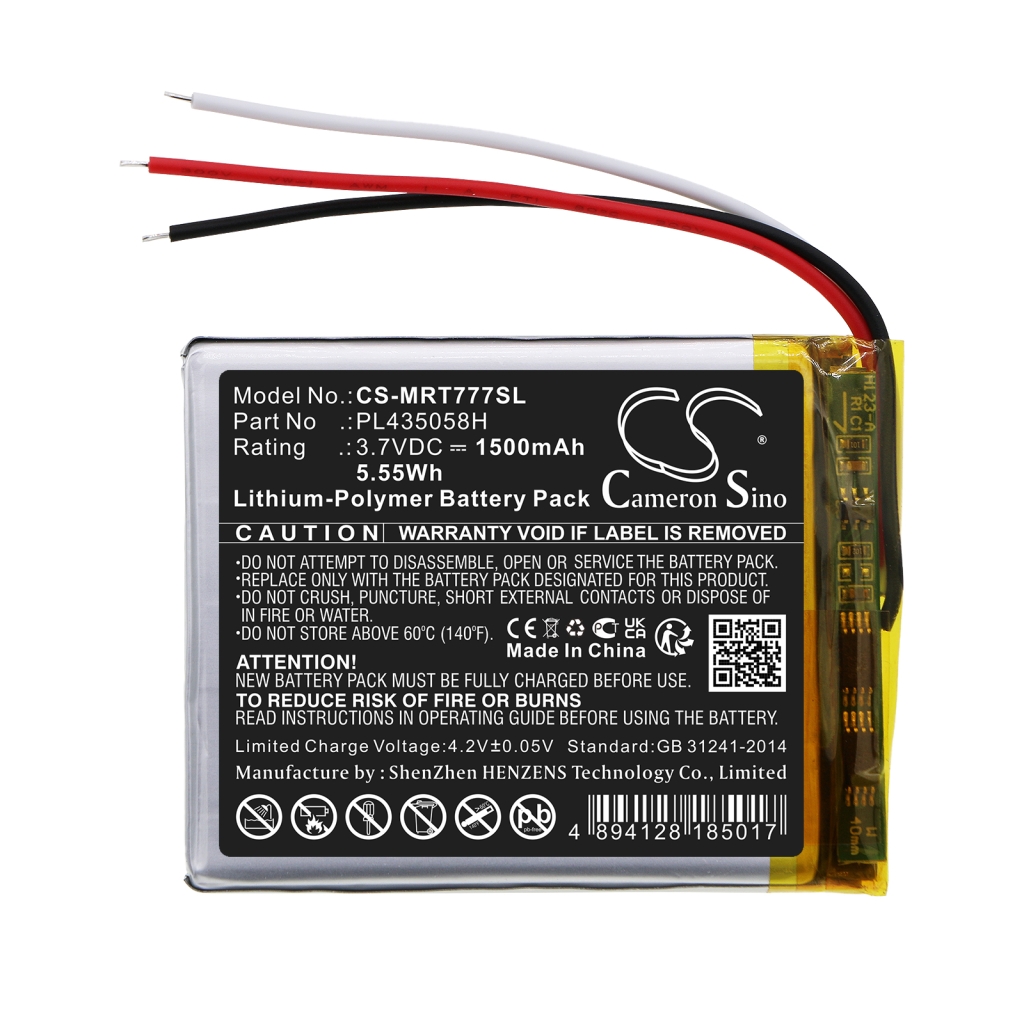 Baterie GPS, Navigator Roadmate CS-MRT777SL