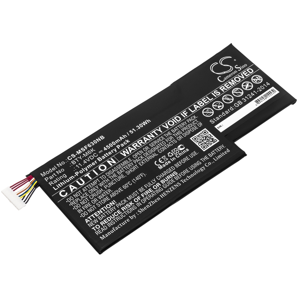 Înlocuire compatibilă pentru bateria MSI BTY-M6K