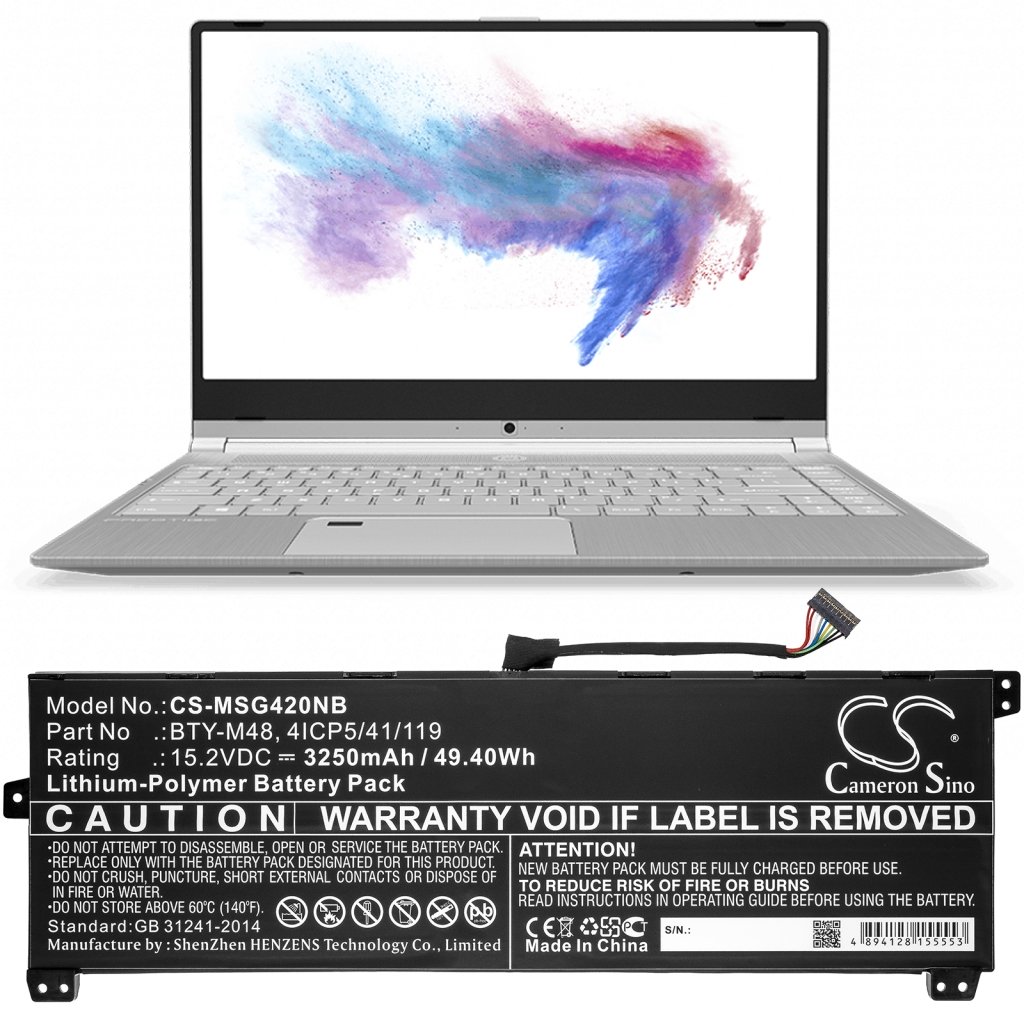 Baterii pentru laptop Mechrevo i5 8250U 256GB (CS-MSG420NB)