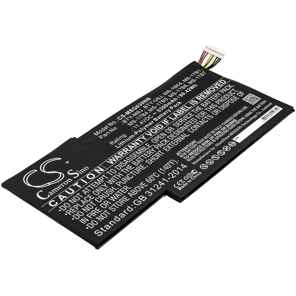 Baterii pentru laptop MSI GS63VR-6RFAC16H22 (CS-MSG630NB)