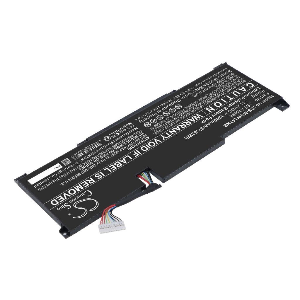Battery compatible with MSI CS-MSW147NB