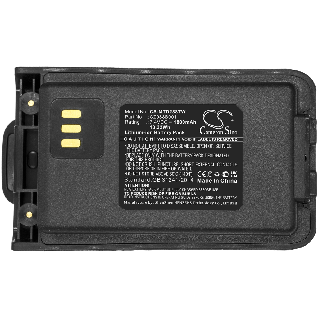 Baterie radio bidirecțional Motorola VZ-20 (CS-MTD288TW)
