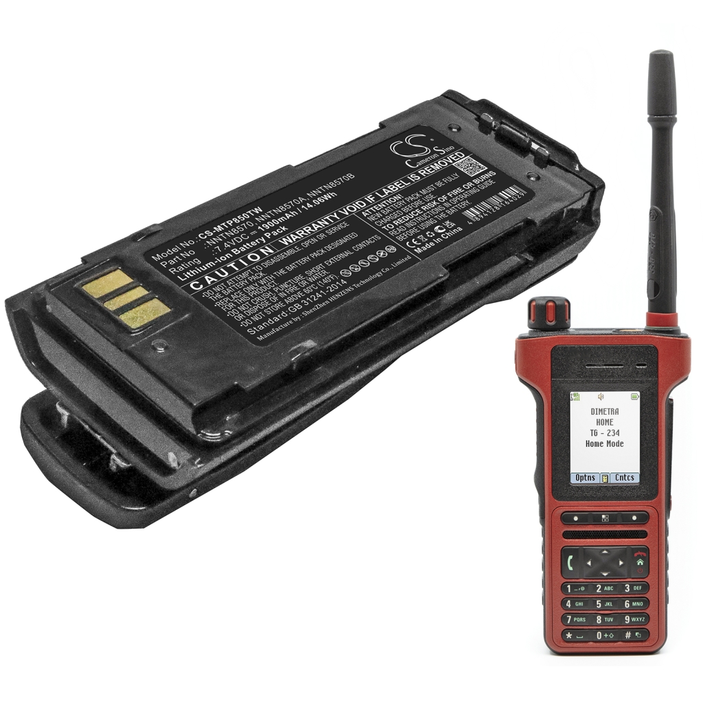 Baterie radio bidirecțional Motorola CS-MTP850TW
