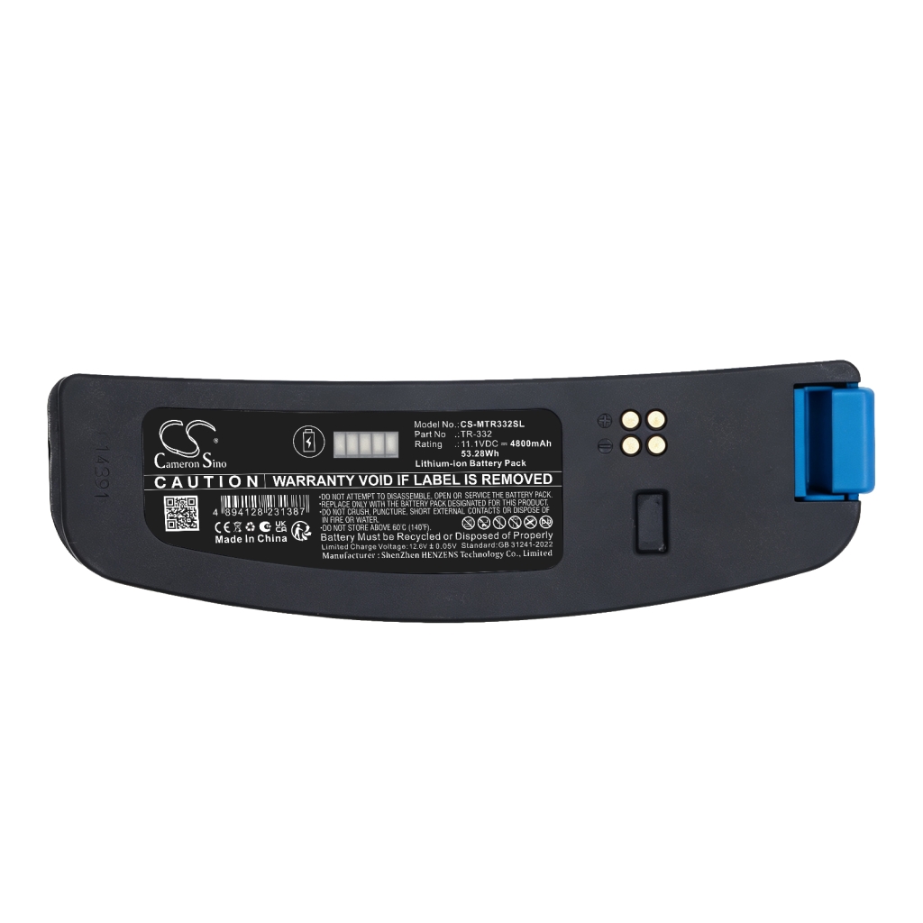 Baterii compatibil cu 3M Versaflo TR-300 PAPR TR-300N+ PAPR TR-301N PAPR CS-MTR332SL