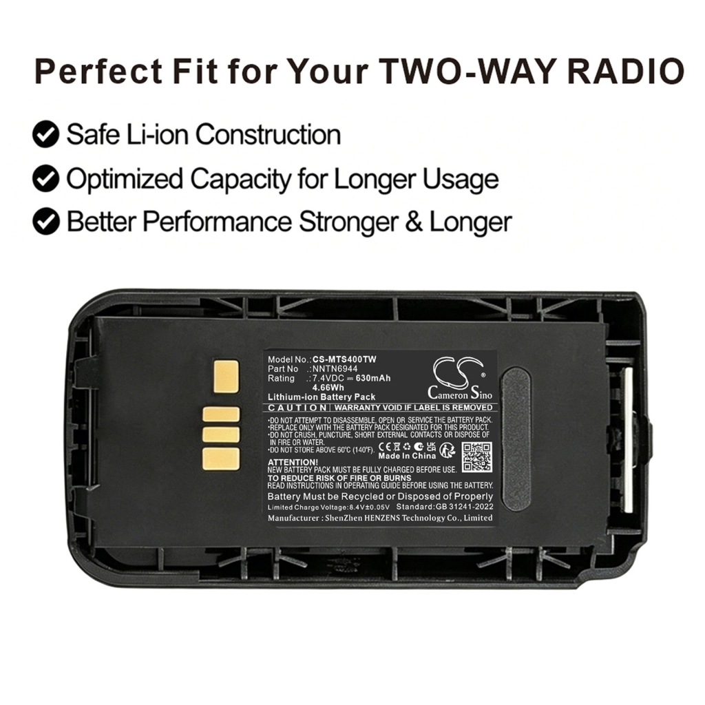 Baterie compatibil cu Motorola CS-MTS400TW