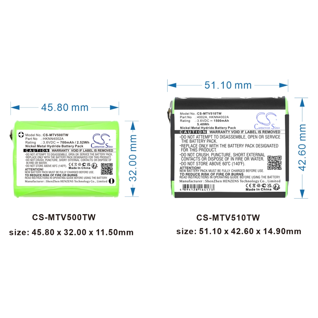 Baterie radio bidirecțional Motorola CS-MTV510TW