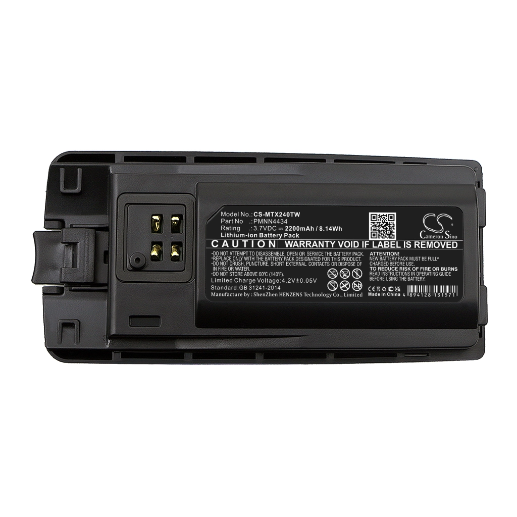 Baterie radio bidirecțional Motorola CS-MTX240TW