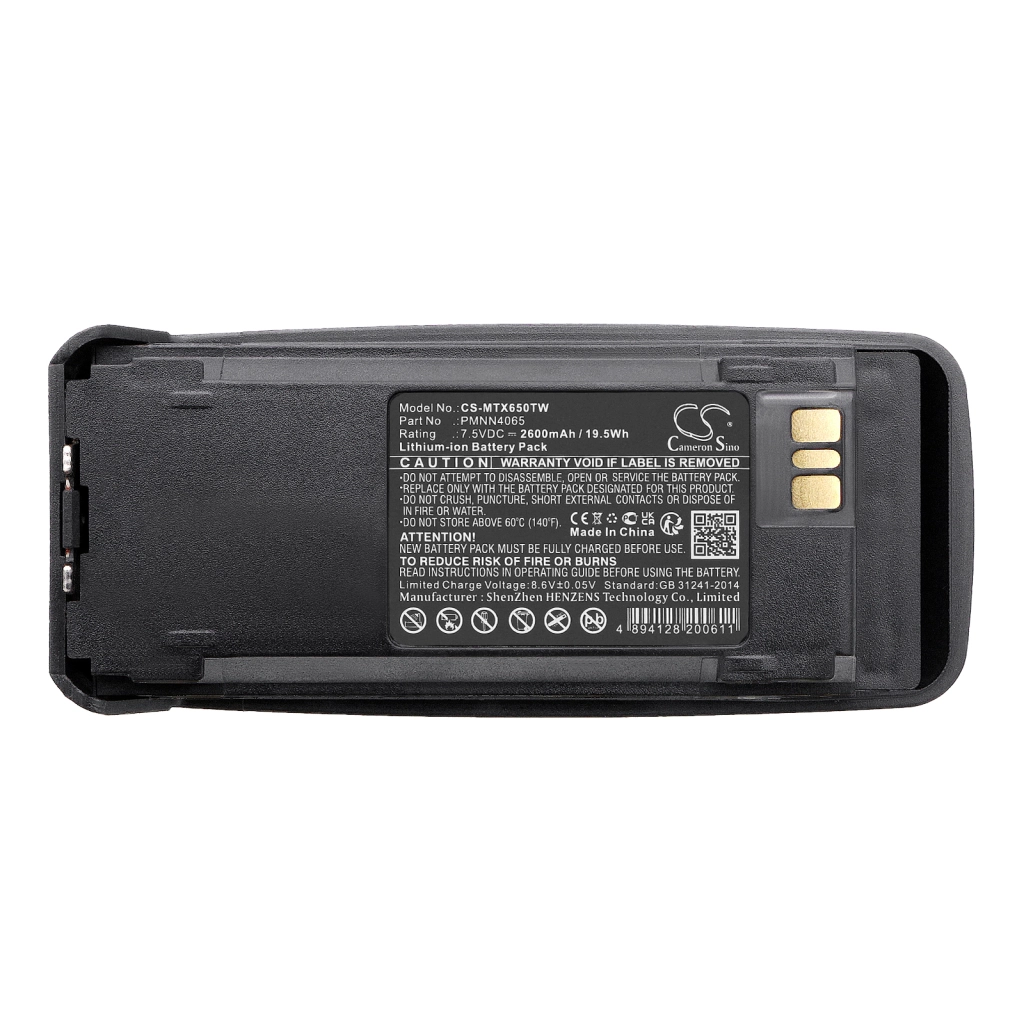 Two-Way Radio Battery Vertex VXD720