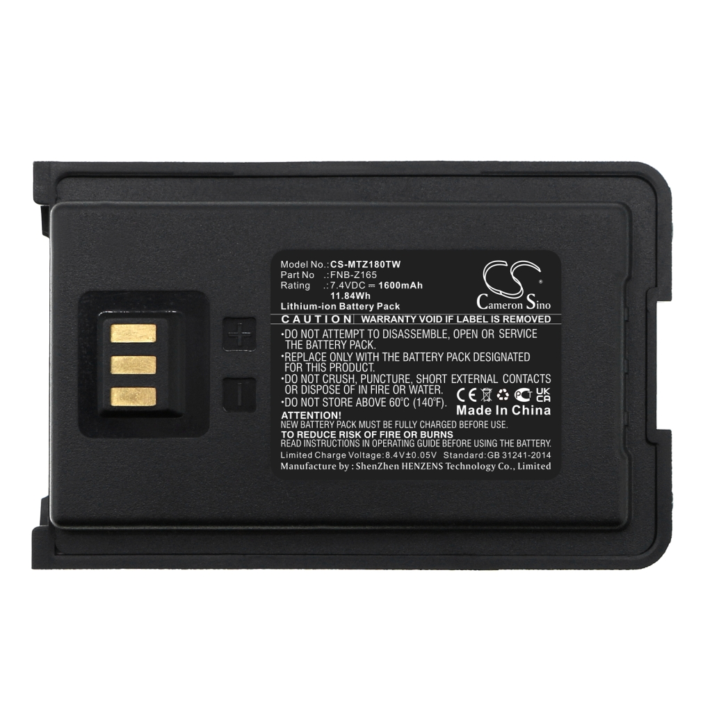 Baterie radio bidirecțional Motorola CS-MTZ180TW