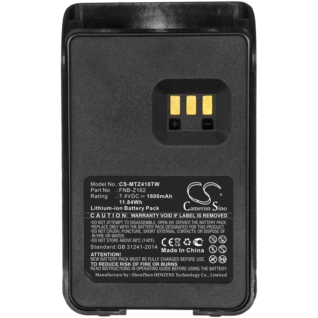Baterie radio bidirecțional Motorola CS-MTZ418TW