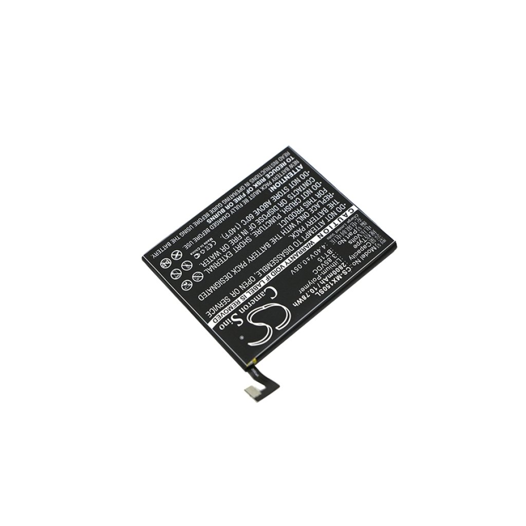 Compatible battery replacement for MeiZu BT15