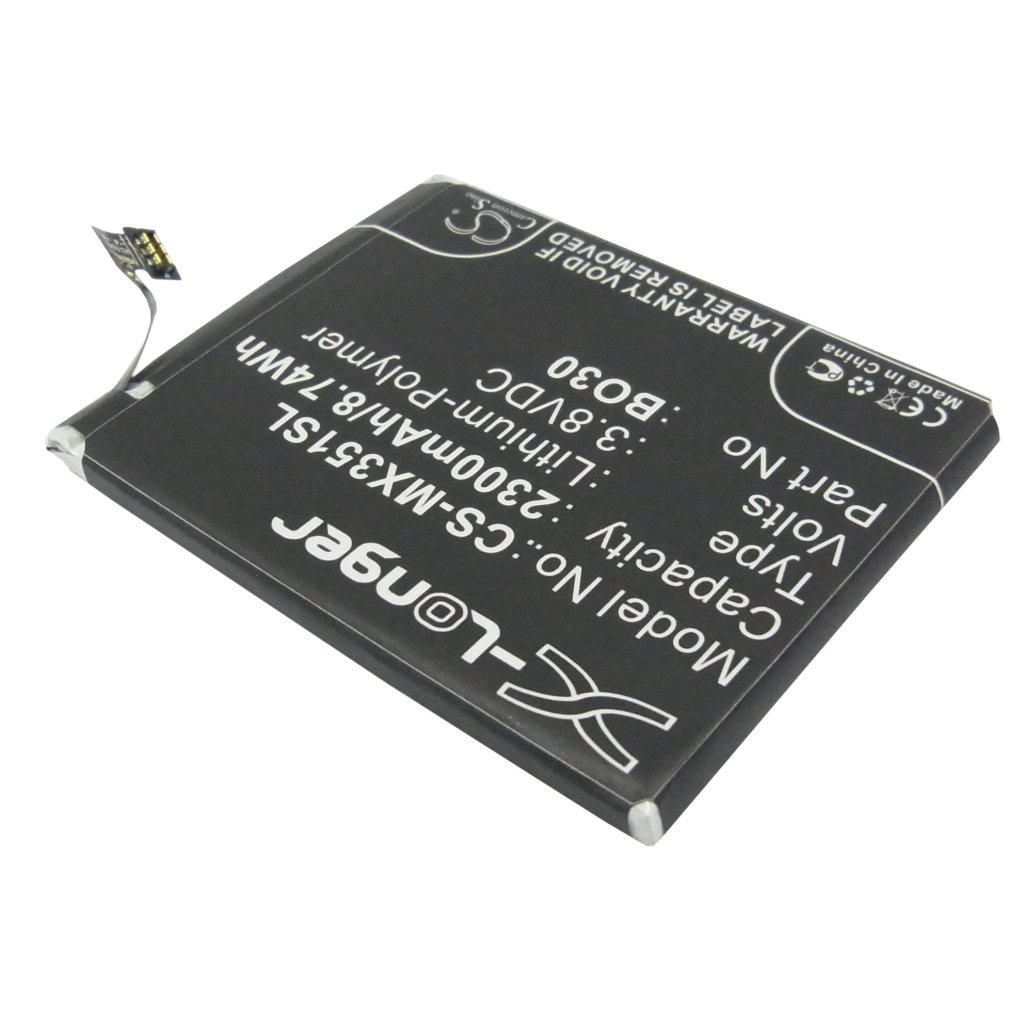 Compatible battery replacement for MeiZu B030