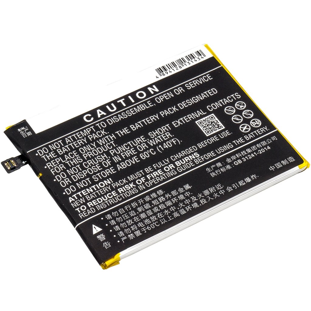Compatible battery replacement for MeiZu BT710