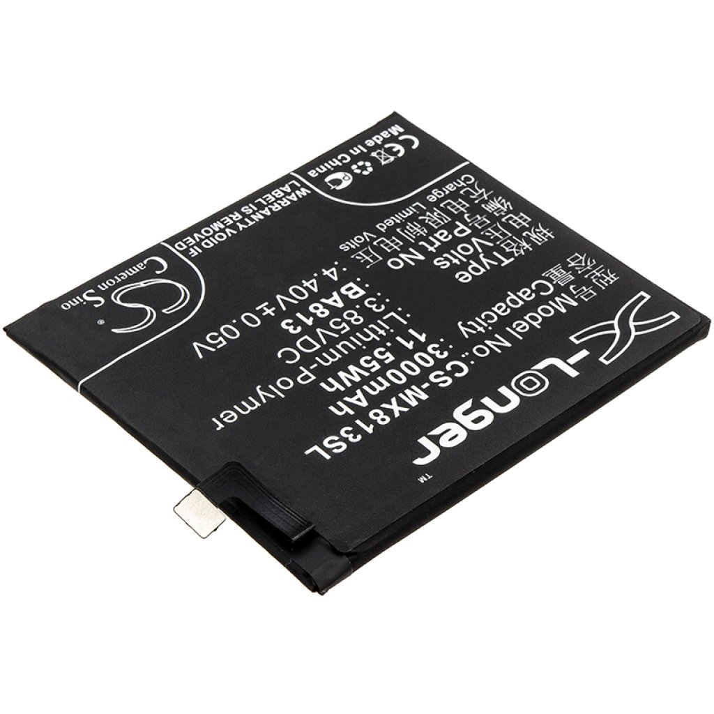 Compatible battery replacement for MeiZu BA813
