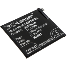 Înlocuire compatibilă pentru bateria MeiZu BA881