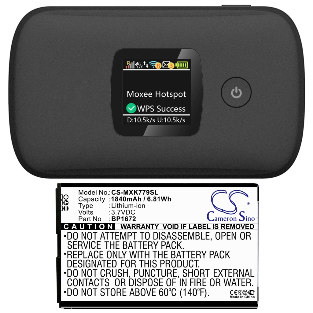 Înlocuire compatibilă pentru bateria Moxee BP1672