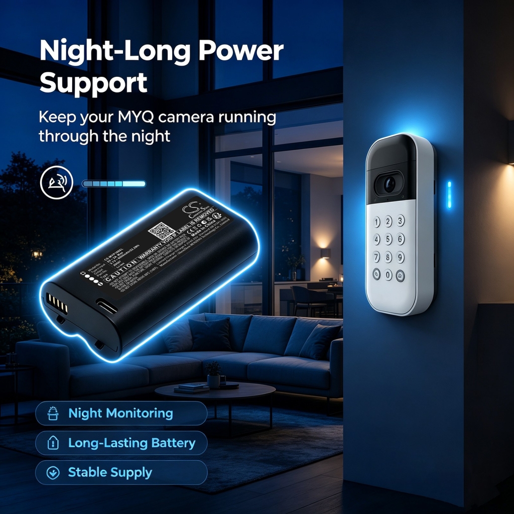 Baterii compatibil cu MYQ LiftMaster Wireless Video Keypad CS-MYP100SL