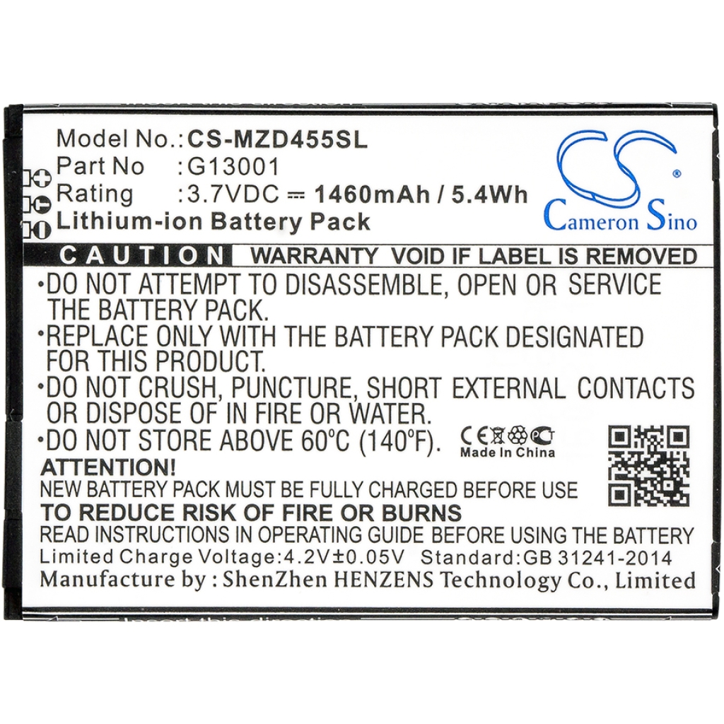 Battery Replaces G13001