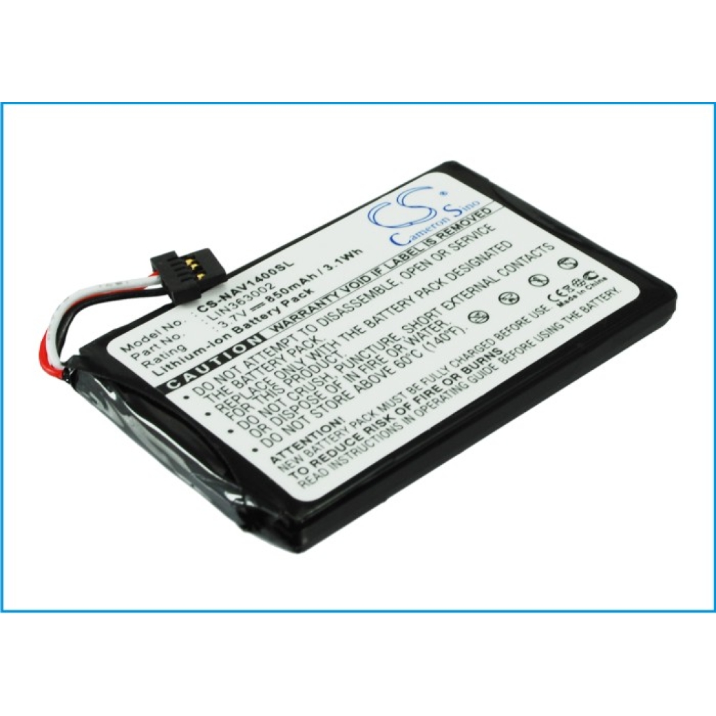 Baterie GPS, Navigator Navigon 1400 (CS-NAV1400SL)