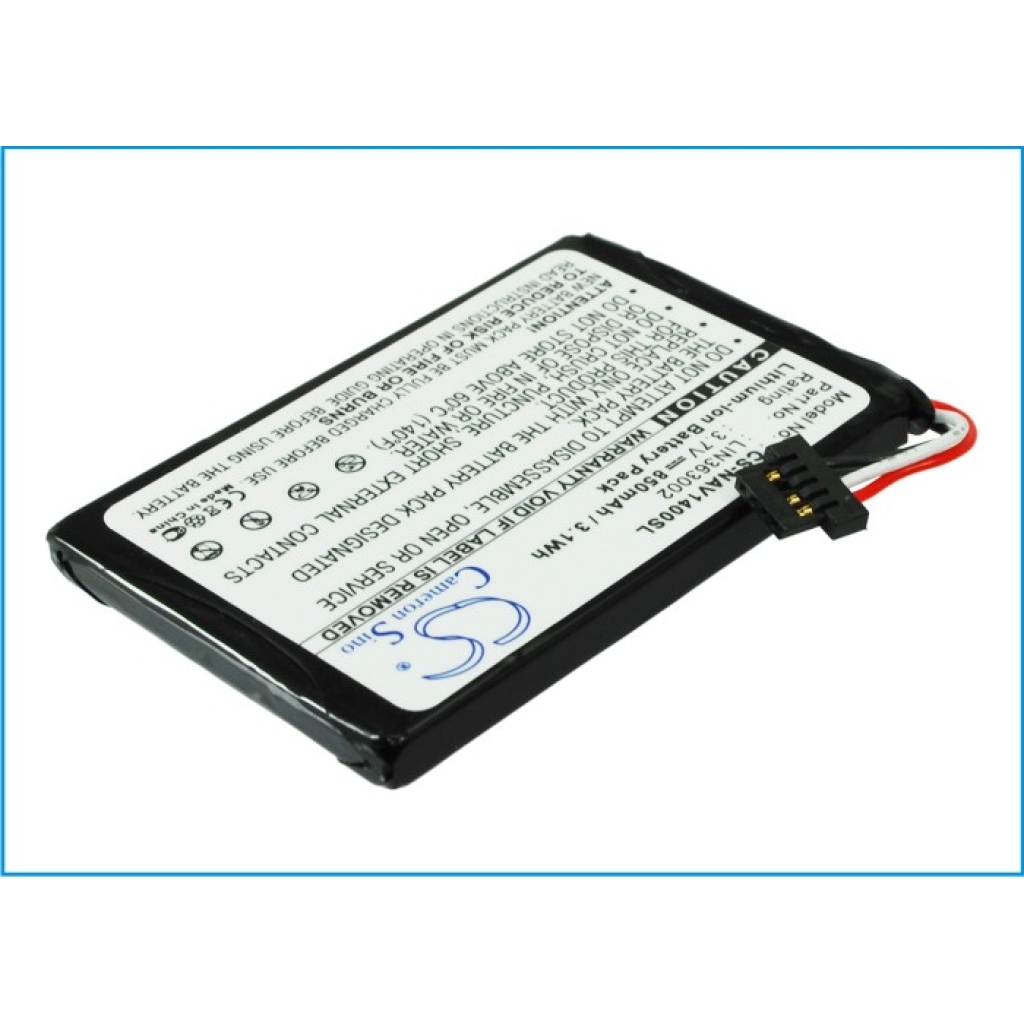 Baterie GPS, Navigator Navigon 1400 (CS-NAV1400SL)