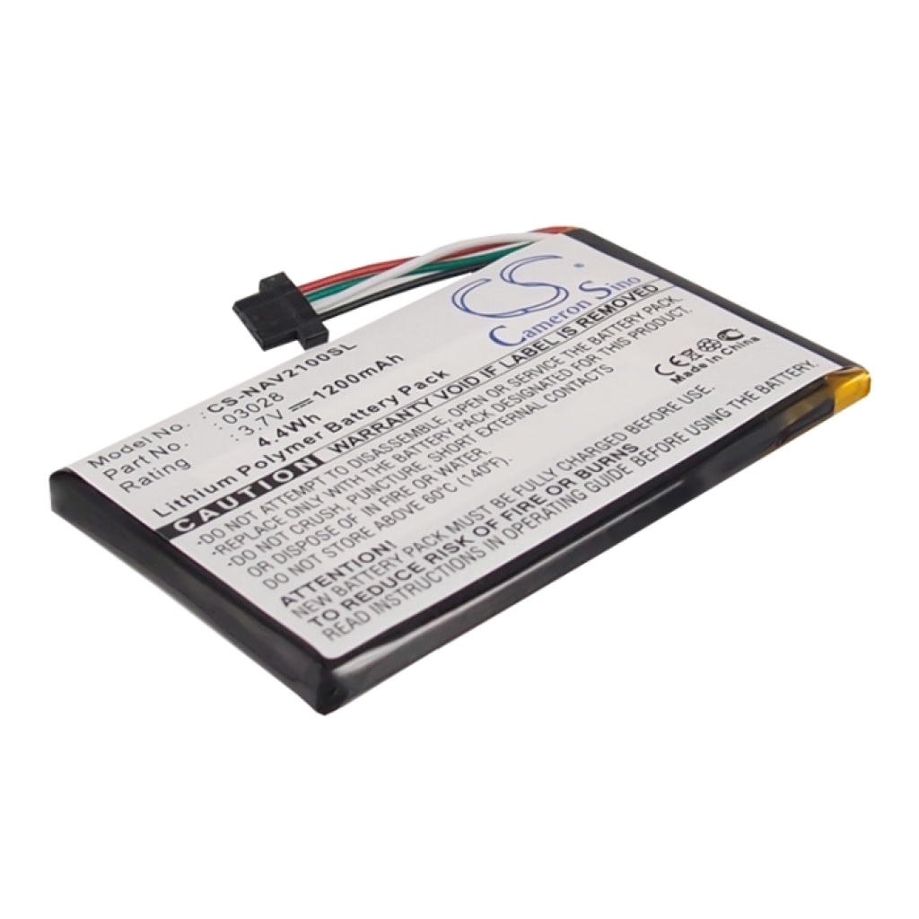 Baterie GPS, Navigator Navigon 2120 Max (CS-NAV2100SL)