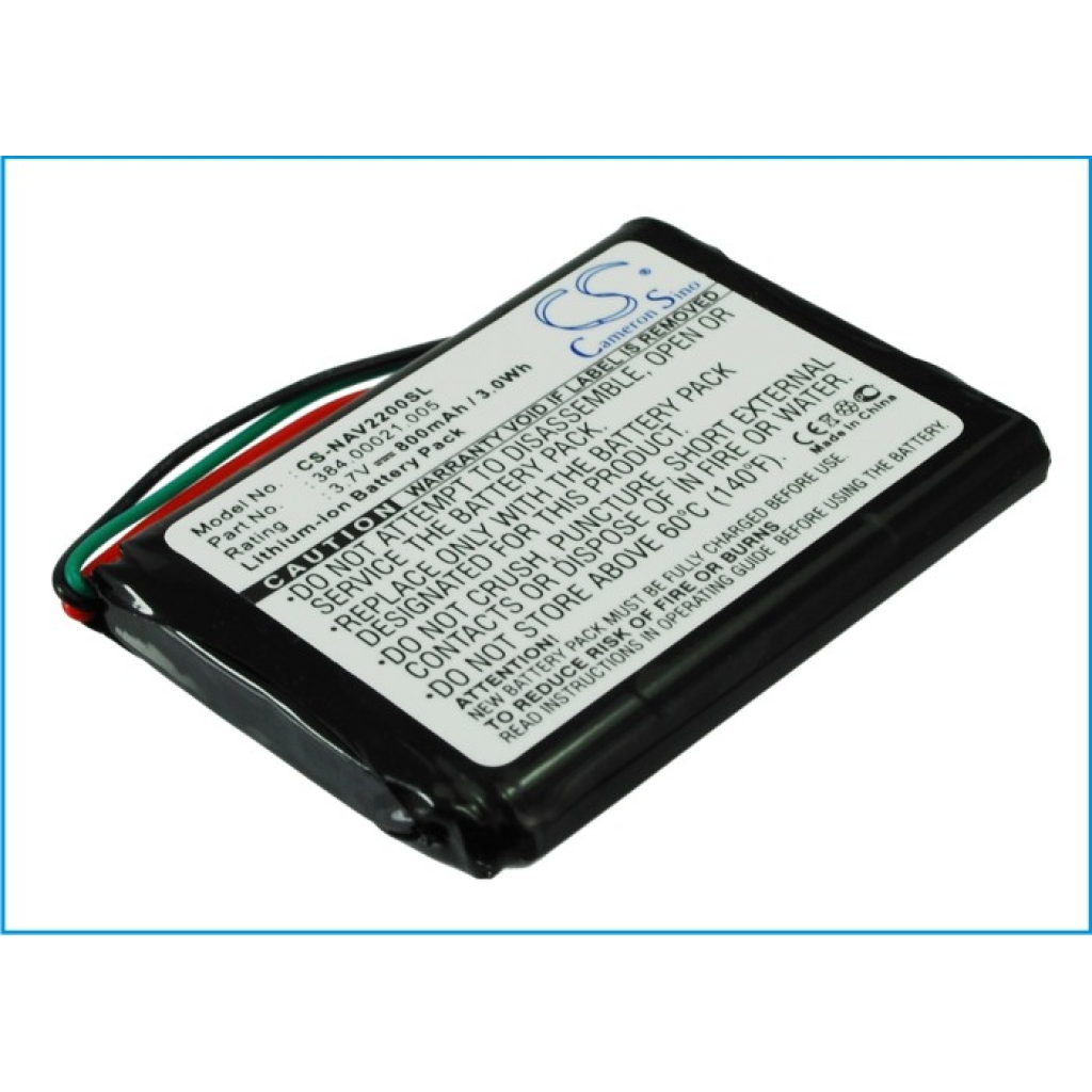 Baterie GPS, Navigator Navigon 2200 (CS-NAV2200SL)