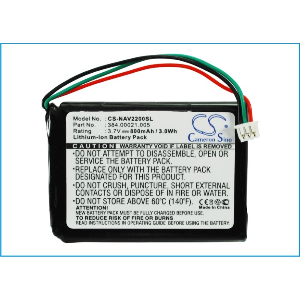 Baterie GPS, Navigator Navigon 2200 (CS-NAV2200SL)