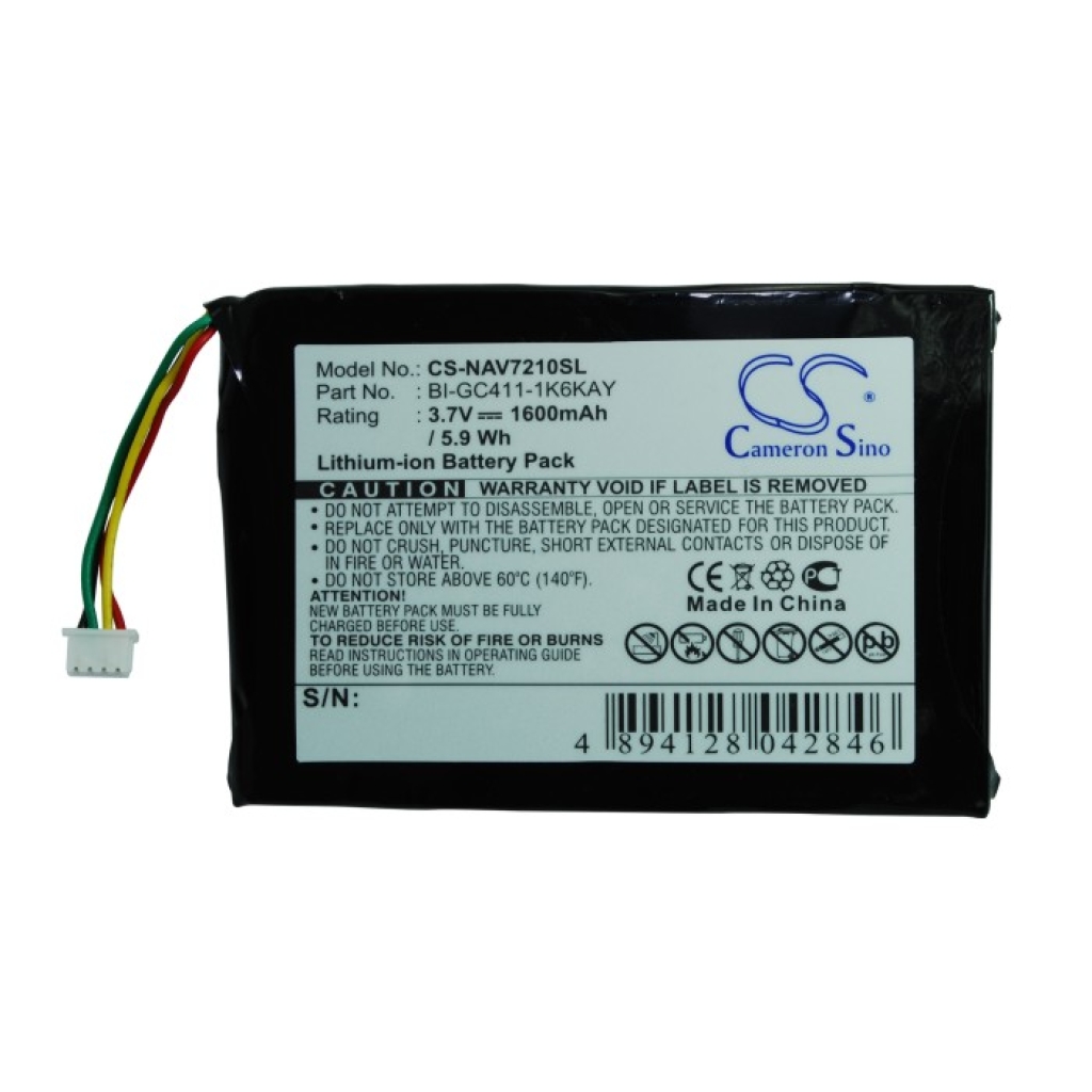 Baterie GPS, Navigator Navigon CS-NAV7210SL