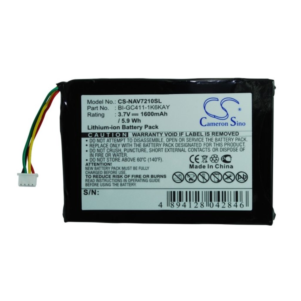 Înlocuire compatibilă pentru bateria Navigon BI-GC411-1K6KAY