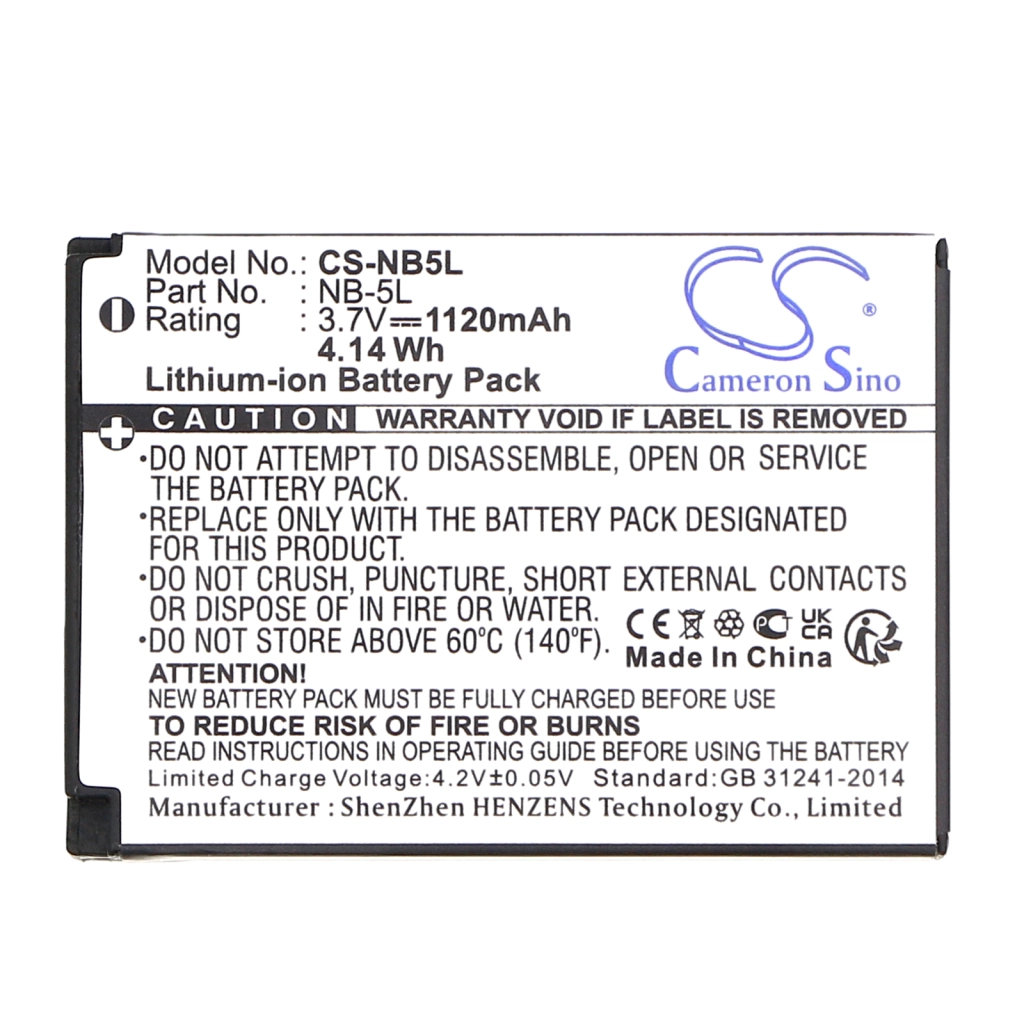 Camera Battery Canon PowerShot SD900