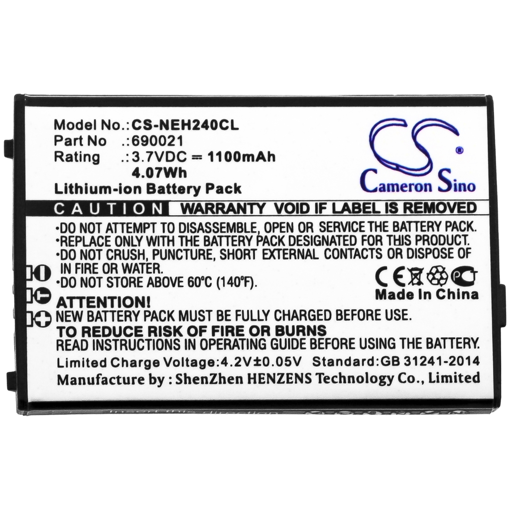 Înlocuire compatibilă pentru bateria NEC 690021