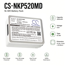 Compatible battery replacement for Nihon Kohden SB-671P,X075