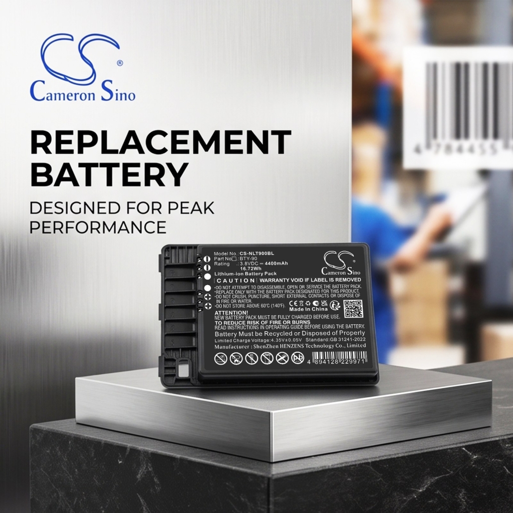 Battery compatible with BarCode, Scanner Battery