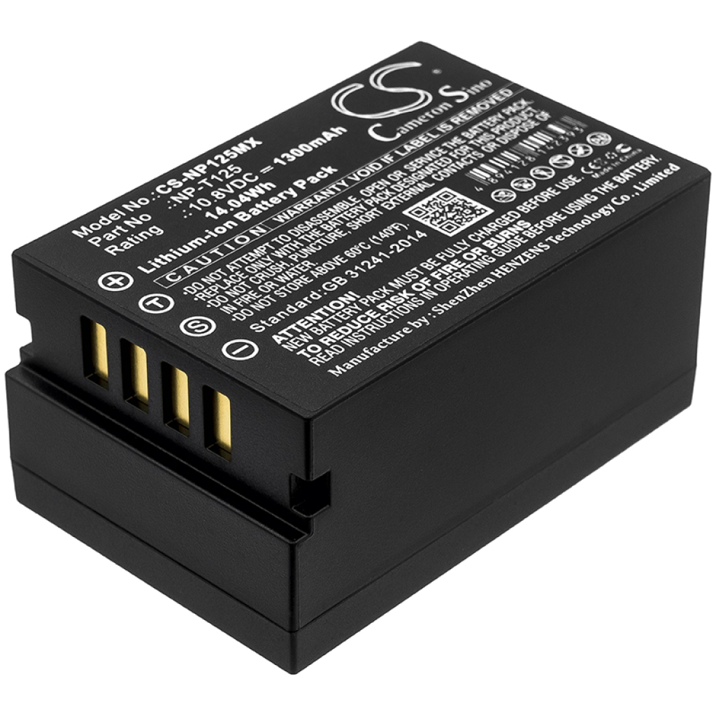 Înlocuire compatibilă pentru bateria FUJIFILM NP-T125