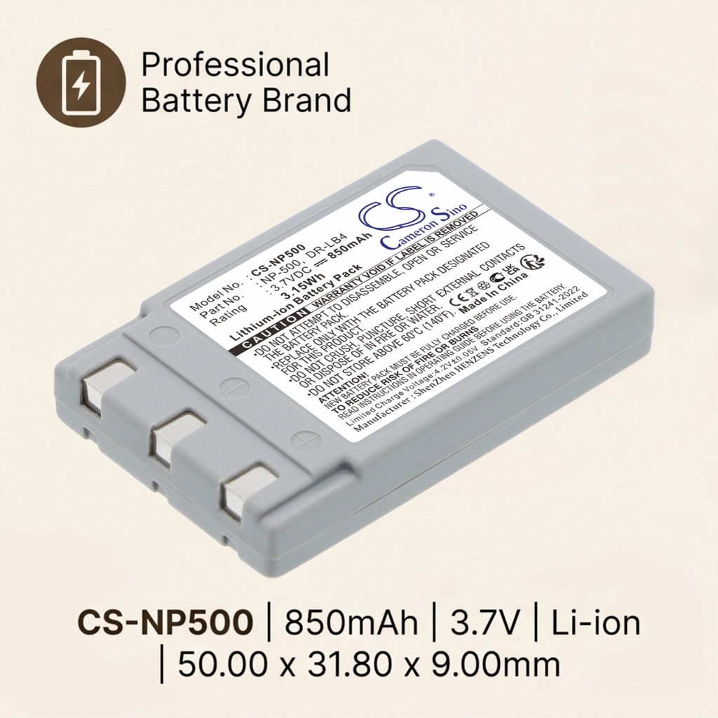 Baterii compatibil cu KONICA Revio KD-310 KD-310Z KD-400Z CS-NP500