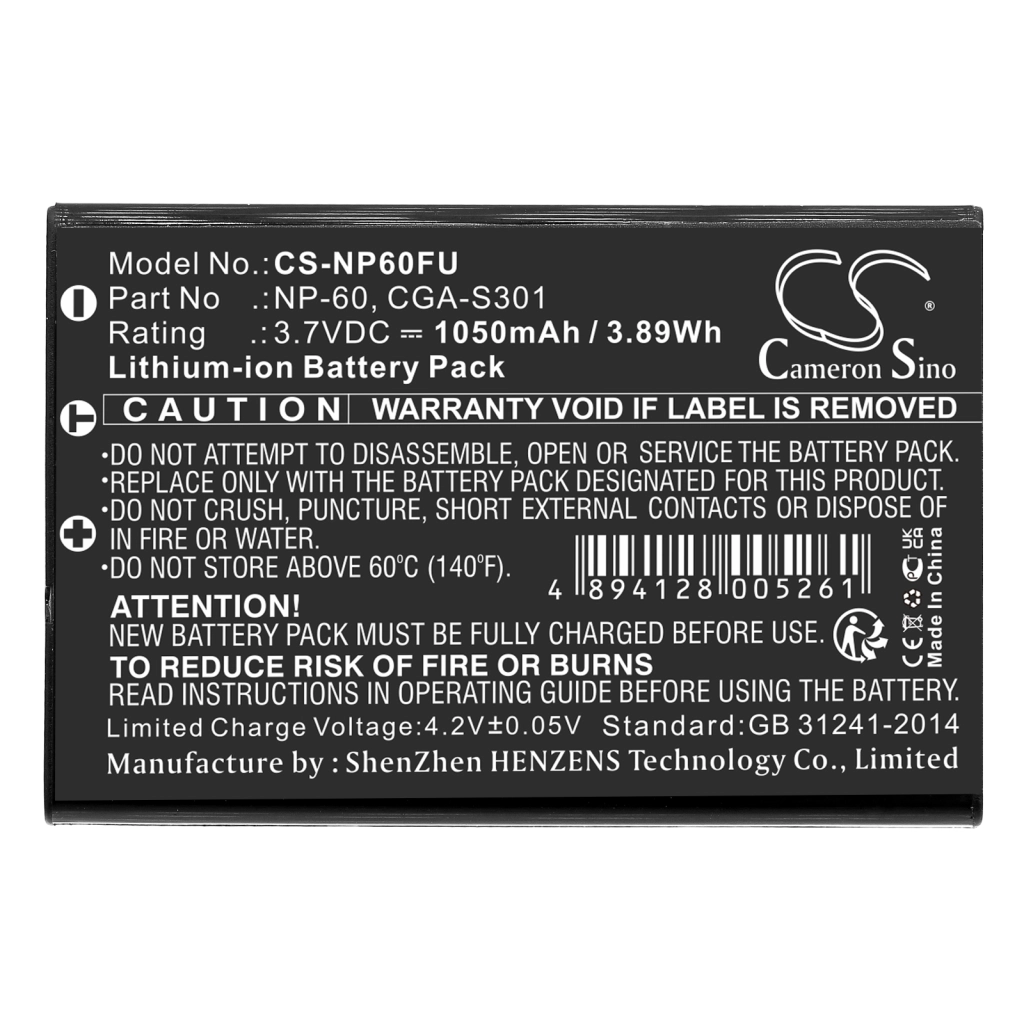 Camera Battery PENTAX Optio 330