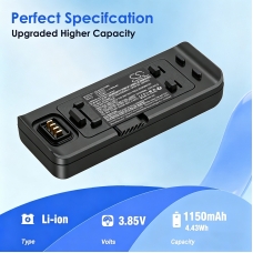 Compatible battery replacement for Insta360 IS360RB