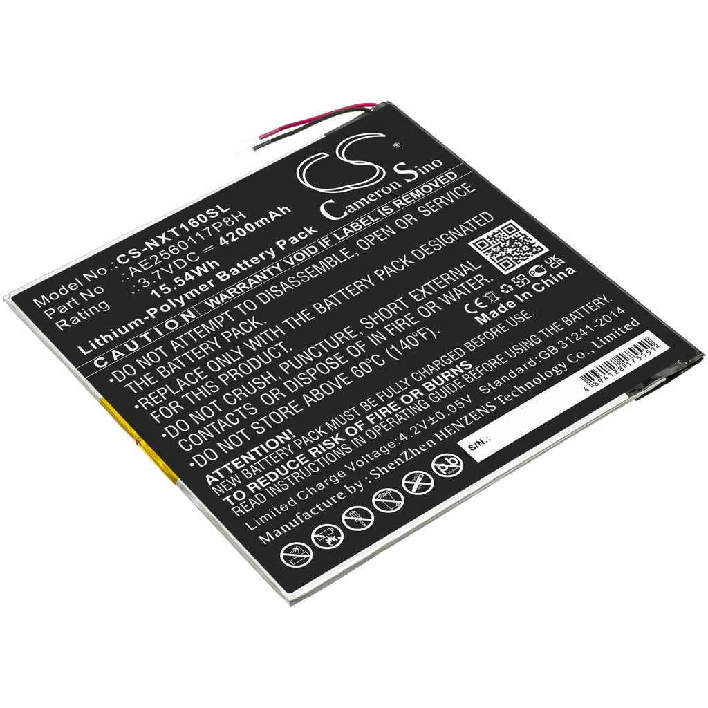 Înlocuire compatibilă pentru bateria Nextbook AE2560117P8H