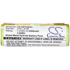 Compatible battery replacement for Oral-B 3731,3738