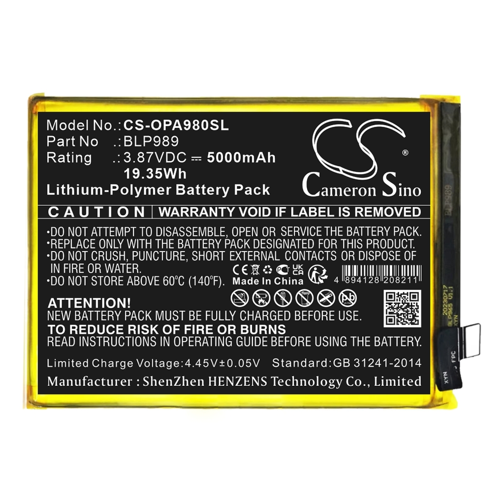 Baterie telefon mobil Oneplus CPH2465 (CS-OPA980SL)