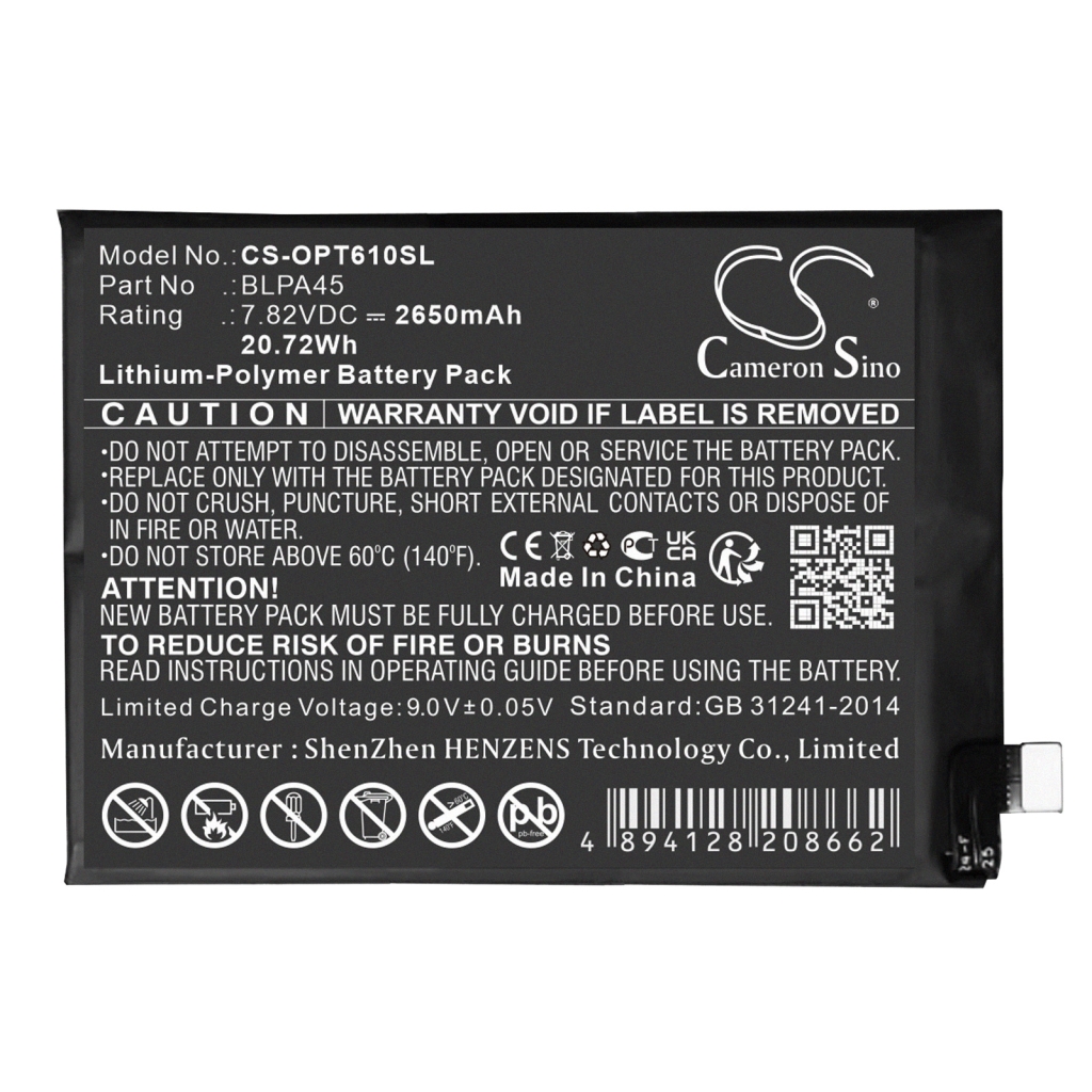 Baterie telefon mobil Realme GT Neo6 SE (CS-OPT610SL)