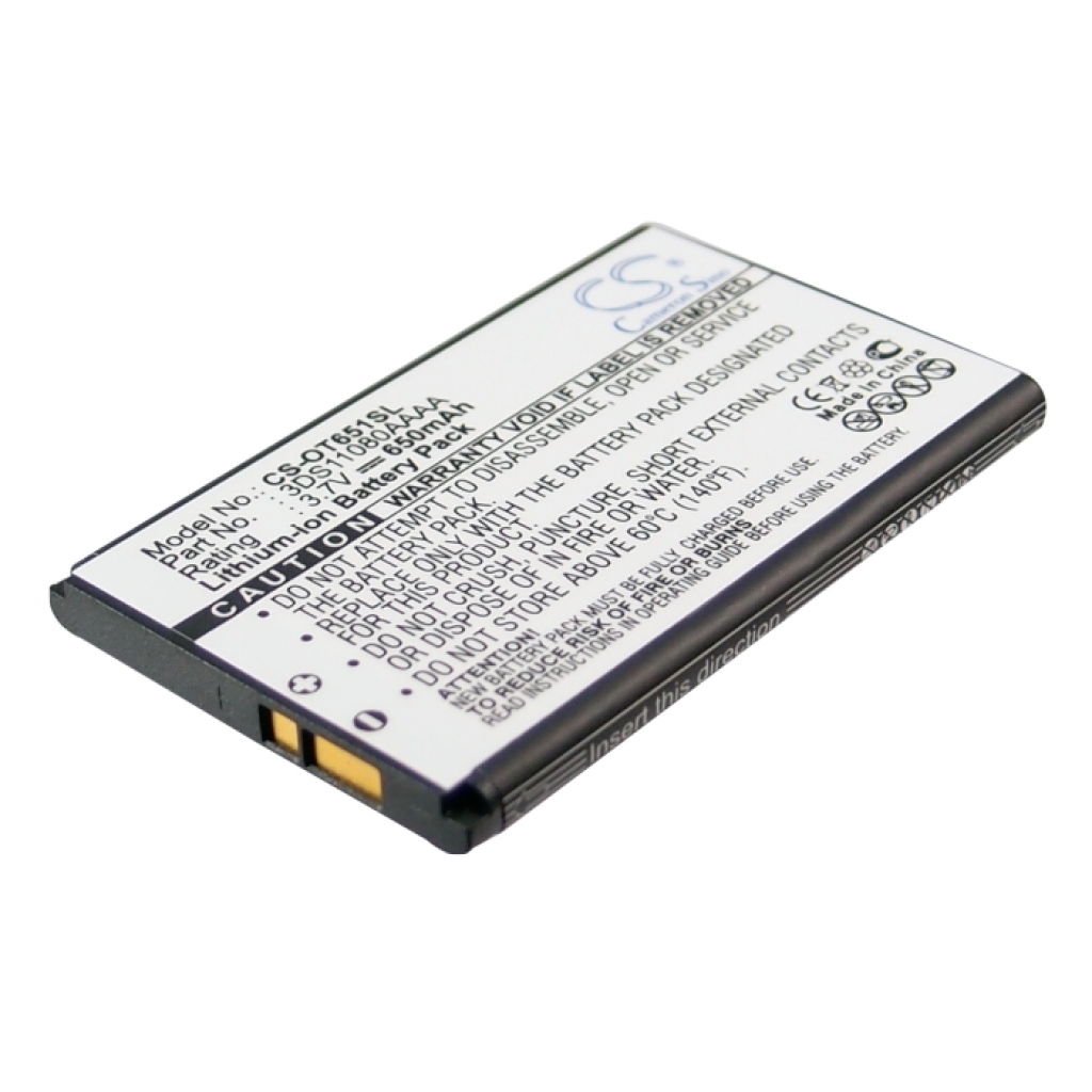 Baterie telefon mobil Alcatel OT-S856 (CS-OT651SL)
