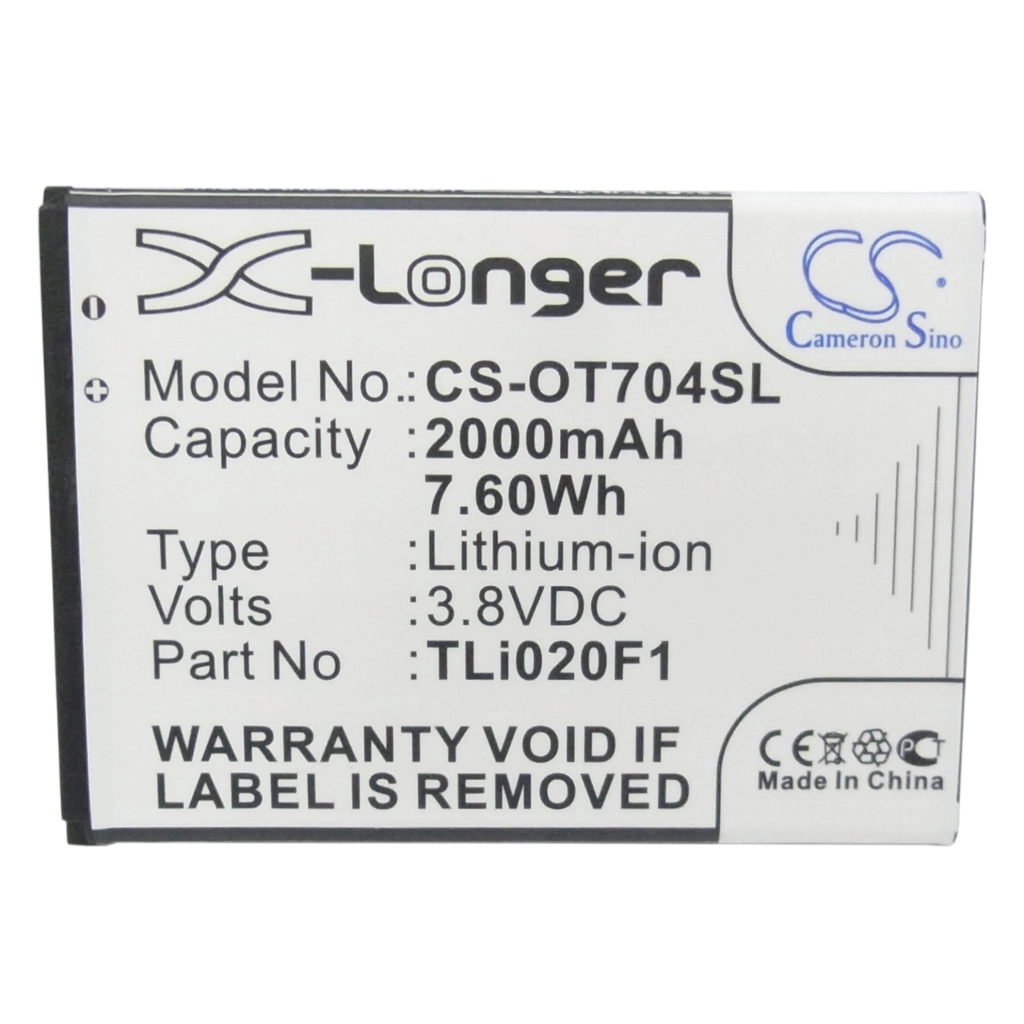 Battery Replaces TLi020G1