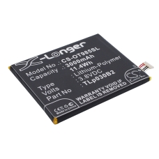 Compatible battery replacement for Alcatel C3000003C1,TLP030B1,TLP030B2,TLP030J1