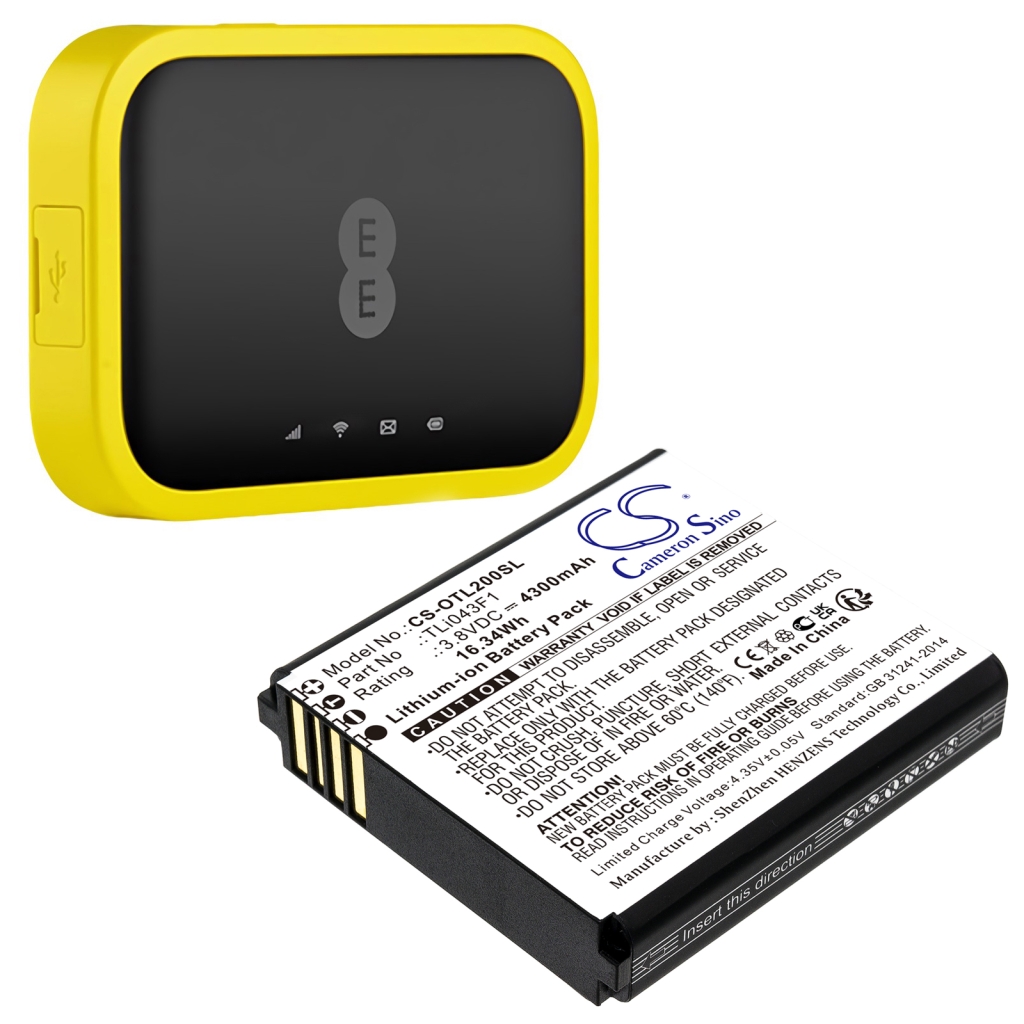 Înlocuire compatibilă pentru bateria Alcatel TLI043F1