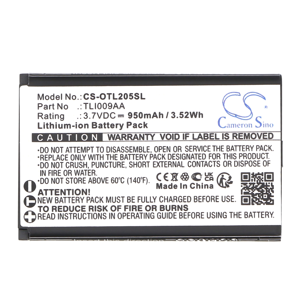 Baterie telefon mobil Alcatel OT-3025 (CS-OTL205SL)
